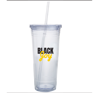 24 oz Black Joy Tumbler